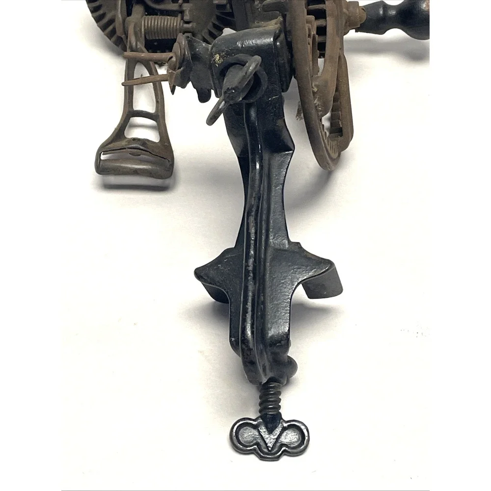 Antique Reading Hardware Co Cast Iron Apple Peeler Parer Pat. 1871 Primitive 12